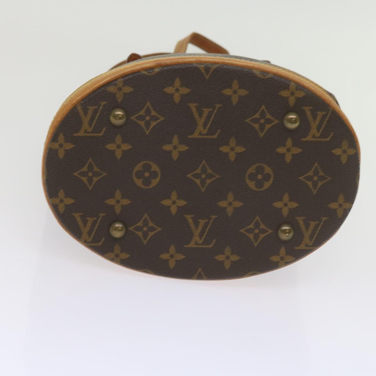 LOUIS VUITTON Monogram Bucket PM Shoulder Bag M42238 LV Auth 60006