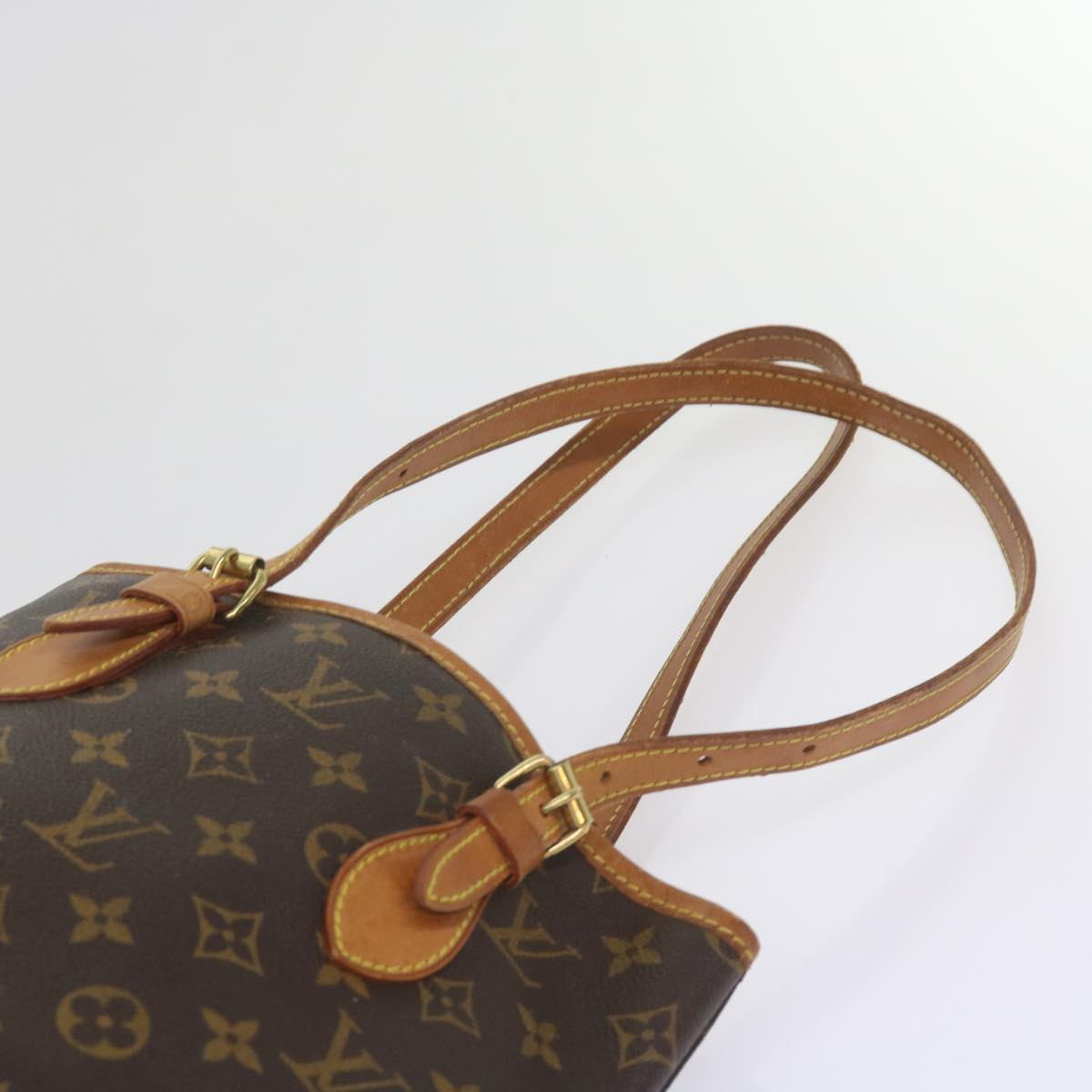 LOUIS VUITTON Monogram Bucket PM Shoulder Bag M42238 LV Auth 60006