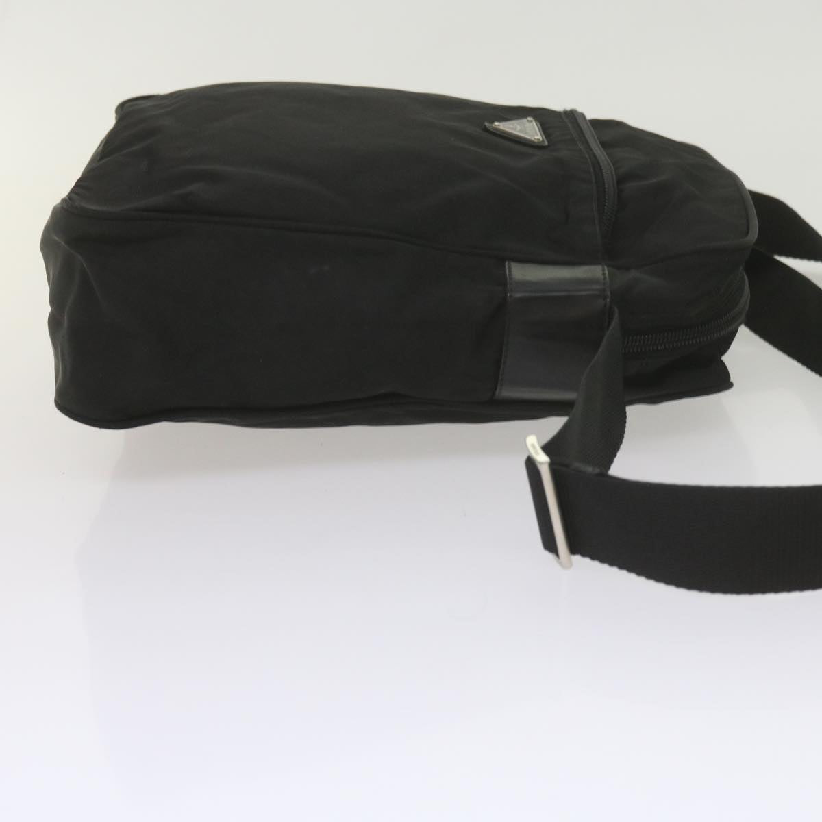 PRADA Shoulder Bag Nylon Black Auth 60009