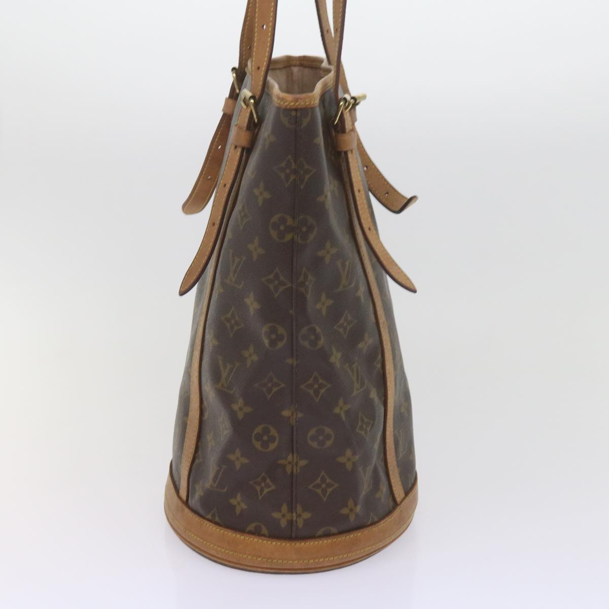 LOUIS VUITTON Monogram Bucket GM Shoulder Bag M42236 LV Auth 60016