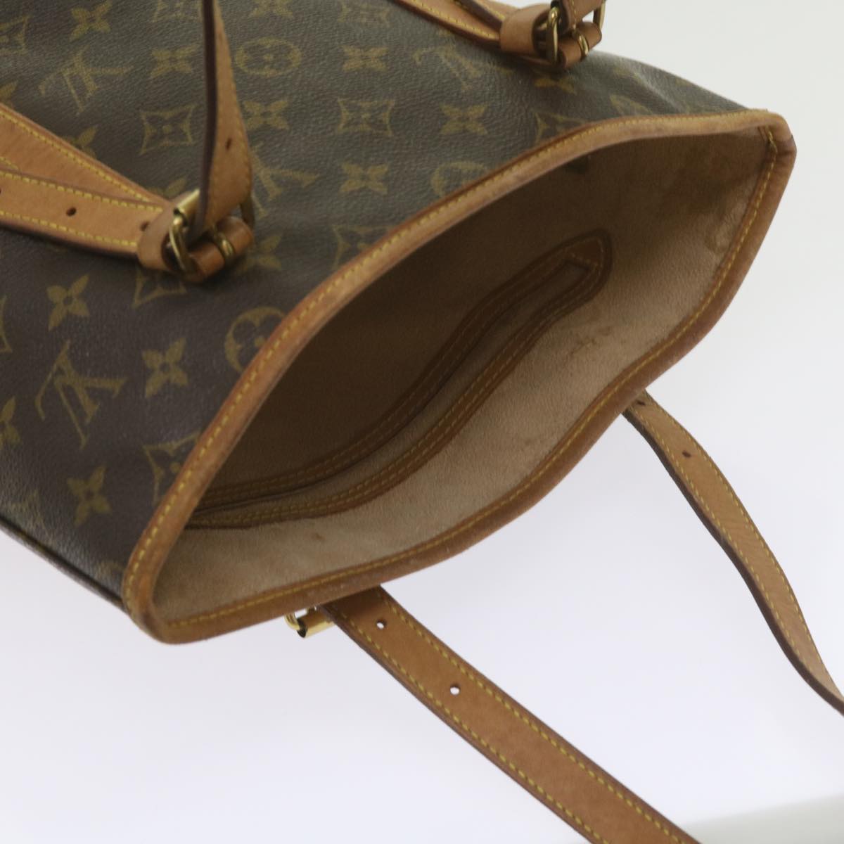 LOUIS VUITTON Monogram Bucket GM Shoulder Bag M42236 LV Auth 60016