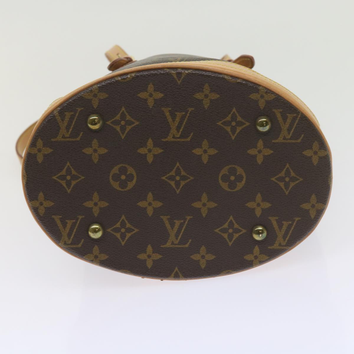 LOUIS VUITTON Monogram Bucket PM Shoulder Bag M42238 LV Auth 60017A