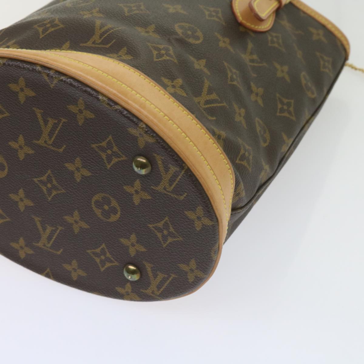 LOUIS VUITTON Monogram Bucket PM Shoulder Bag M42238 LV Auth 60017A