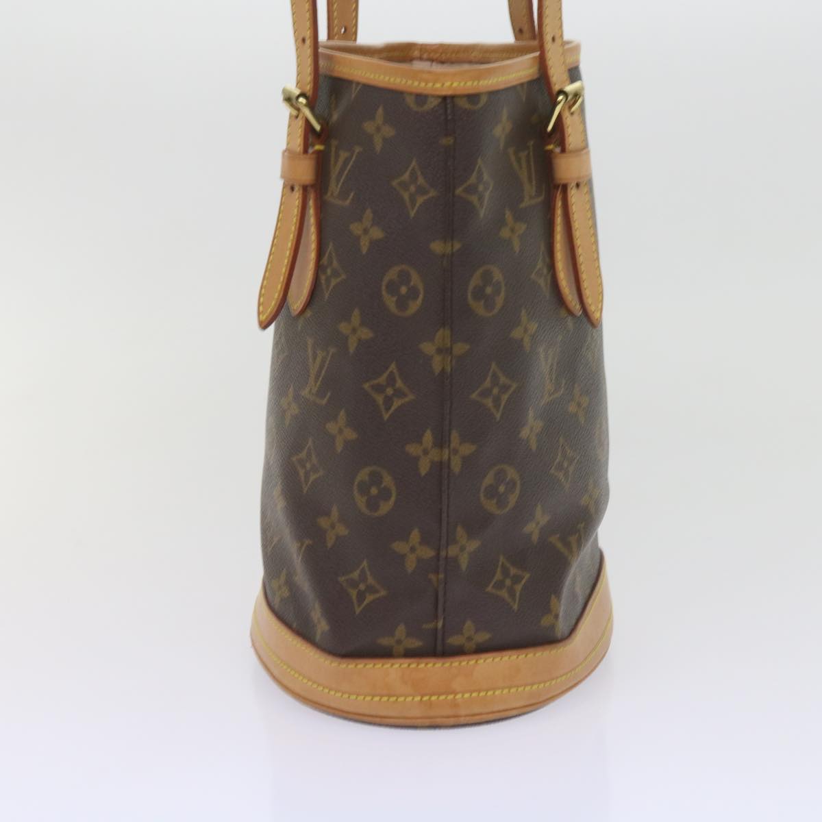 LOUIS VUITTON Monogram Bucket PM Shoulder Bag M42238 LV Auth 60017A