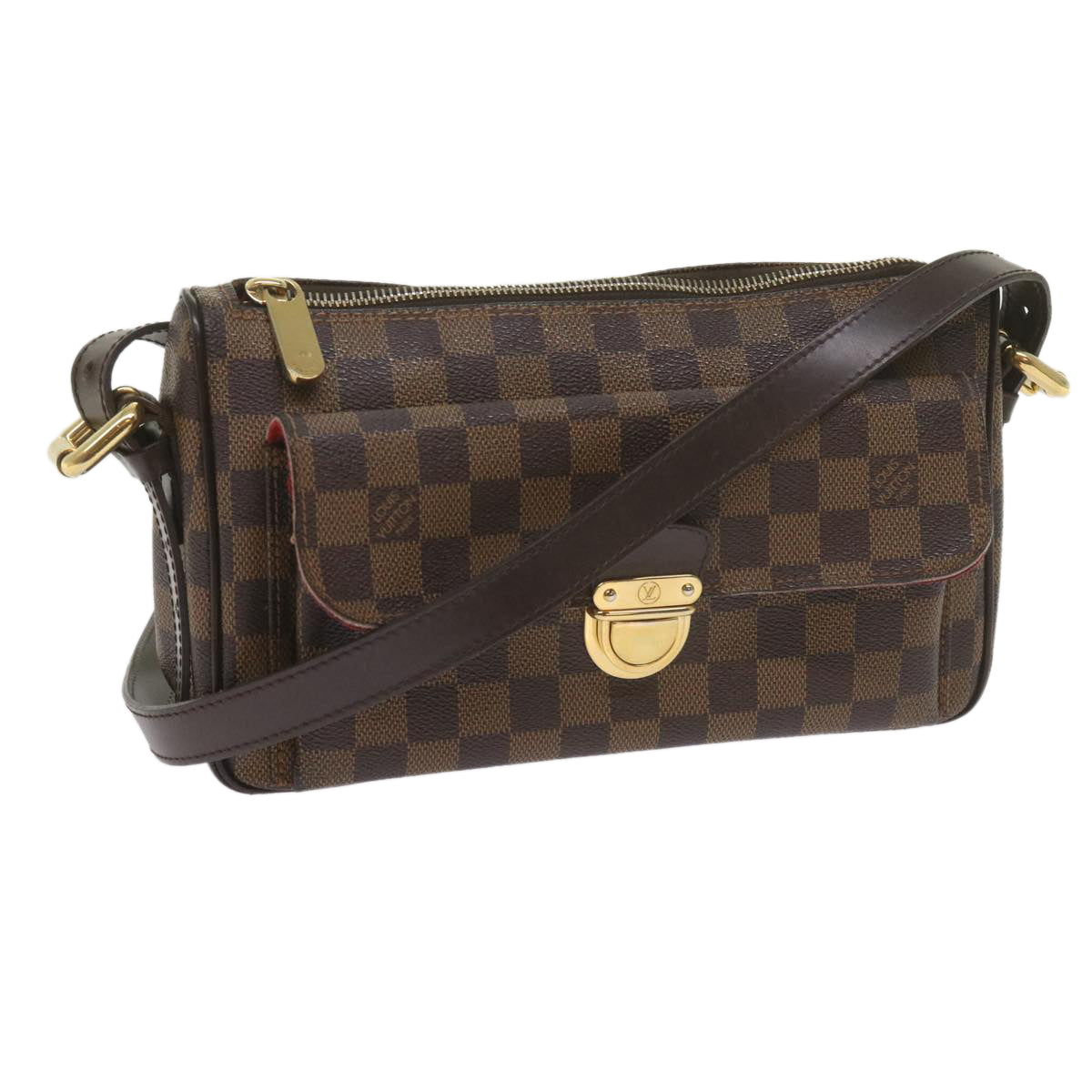 LOUIS VUITTON Damier Ebene Ravello GM Shoulder Bag N60006 LV Auth 60019A