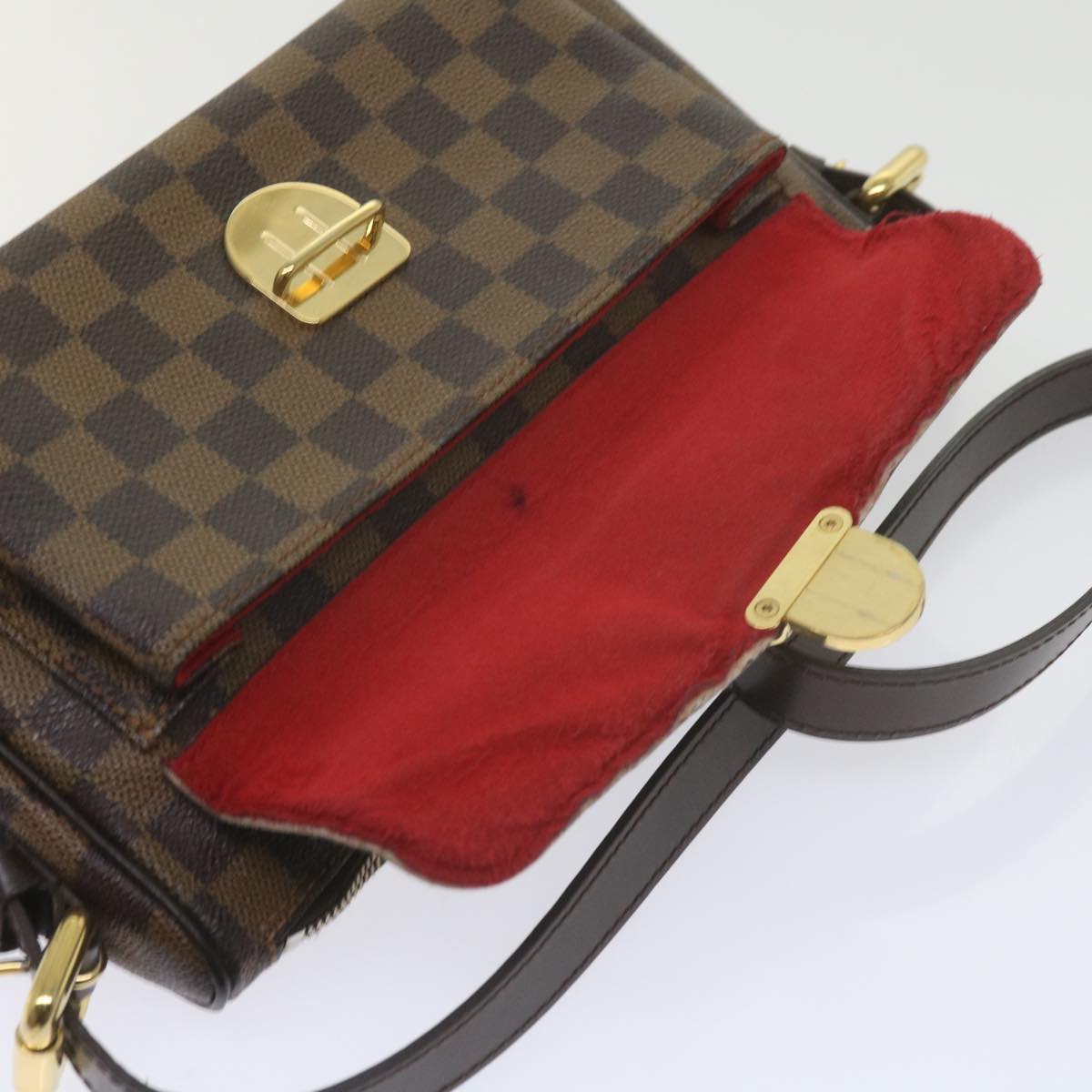 LOUIS VUITTON Damier Ebene Ravello GM Shoulder Bag N60006 LV Auth 60019A