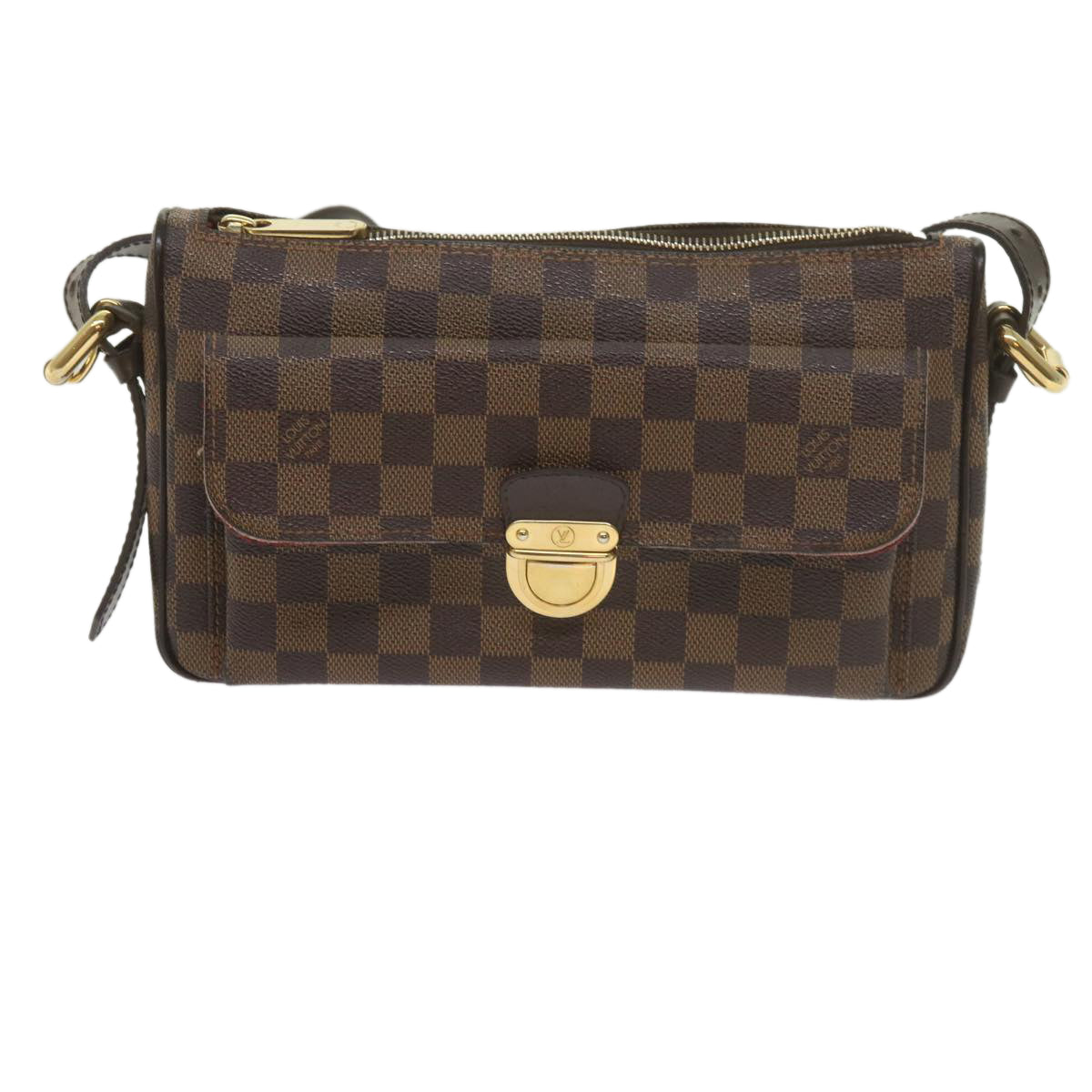 LOUIS VUITTON Damier Ebene Ravello GM Shoulder Bag N60006 LV Auth 60019A