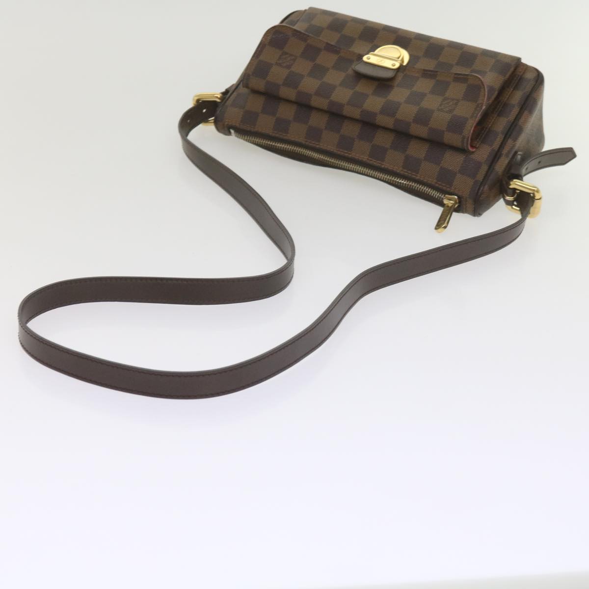 LOUIS VUITTON Damier Ebene Ravello GM Shoulder Bag N60006 LV Auth 60019A