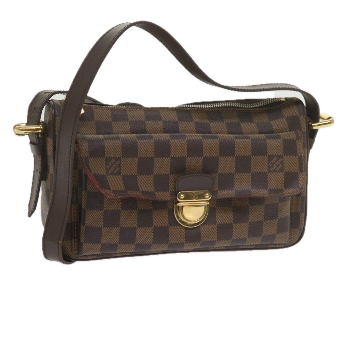 LOUIS VUITTON Damier Ebene Ravello GM Shoulder Bag N60006 LV Auth 60020A