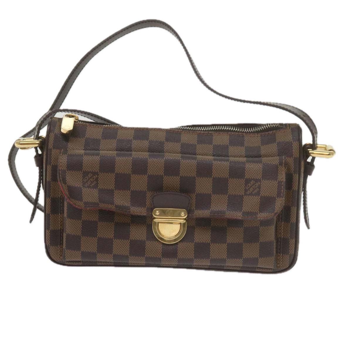 LOUIS VUITTON Damier Ebene Ravello GM Shoulder Bag N60006 LV Auth 60020A