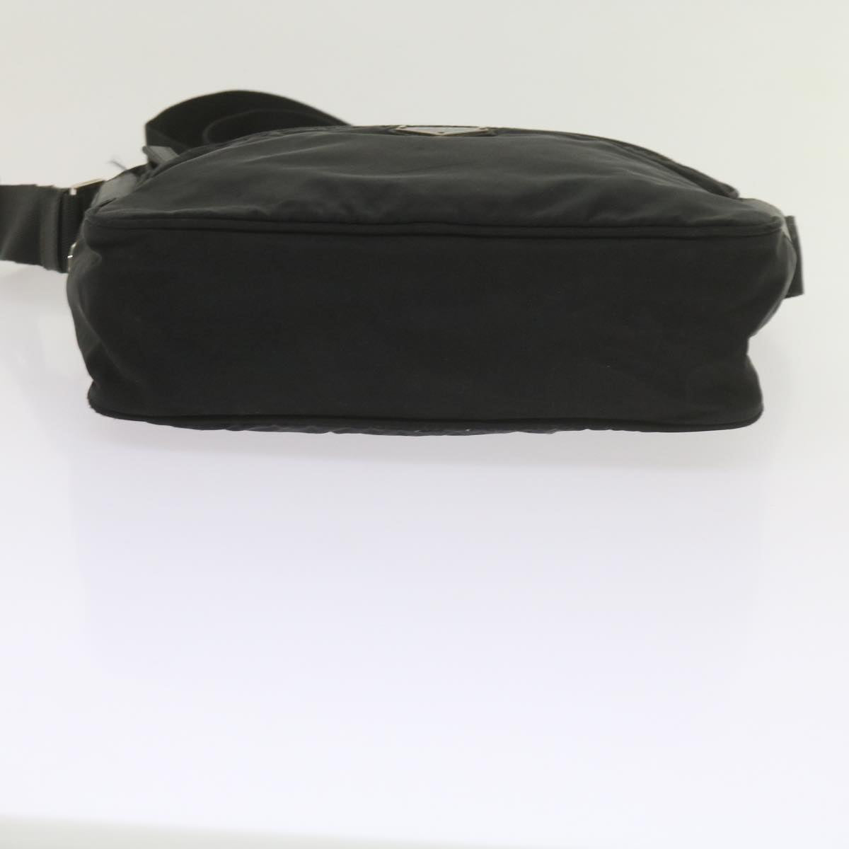 PRADA Shoulder Bag Nylon Black Auth 60028