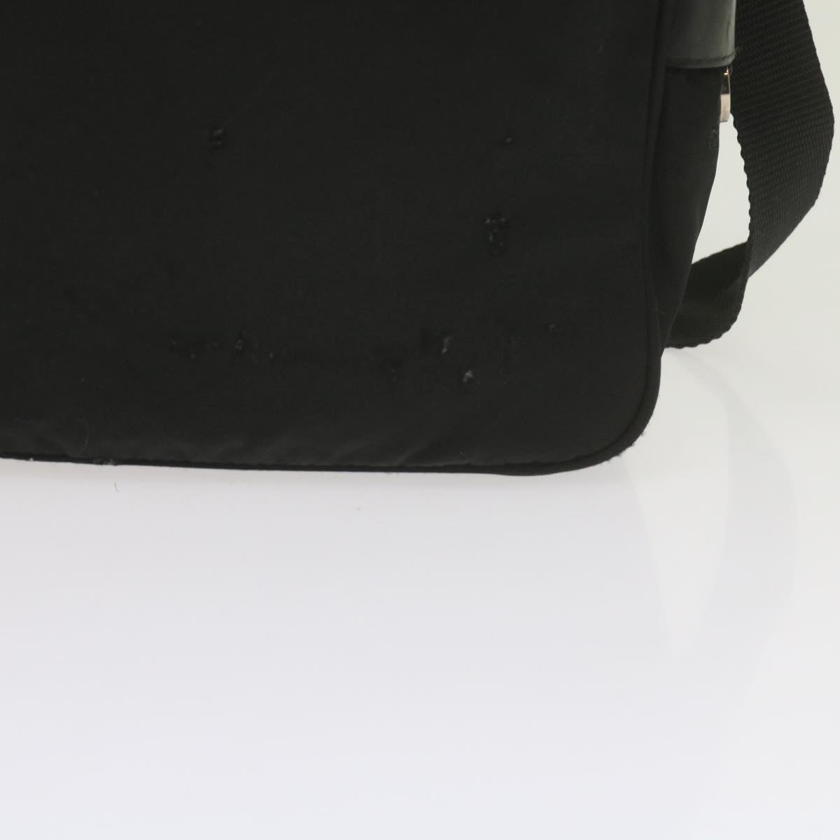 PRADA Shoulder Bag Nylon Black Auth 60028