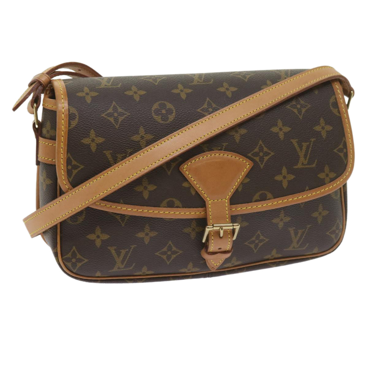 LOUIS VUITTON Monogram Sologne Shoulder Bag M42250 LV Auth 60053A