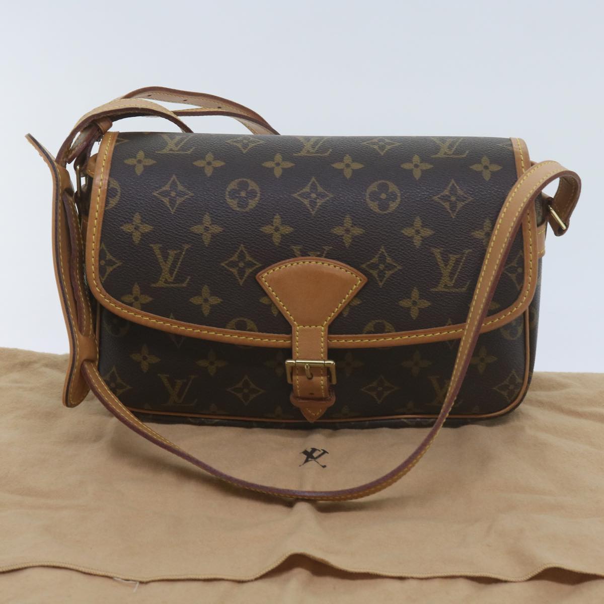 LOUIS VUITTON Monogram Sologne Shoulder Bag M42250 LV Auth 60053A