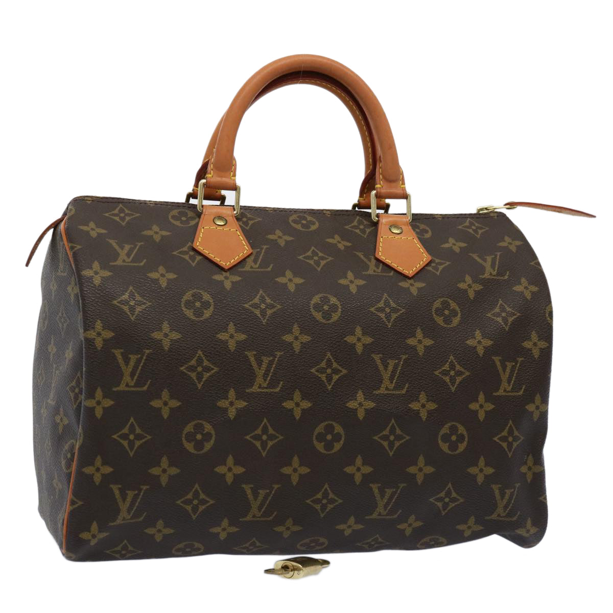 LOUIS VUITTON Monogram Speedy 30 Hand Bag M41526 LV Auth 60058A