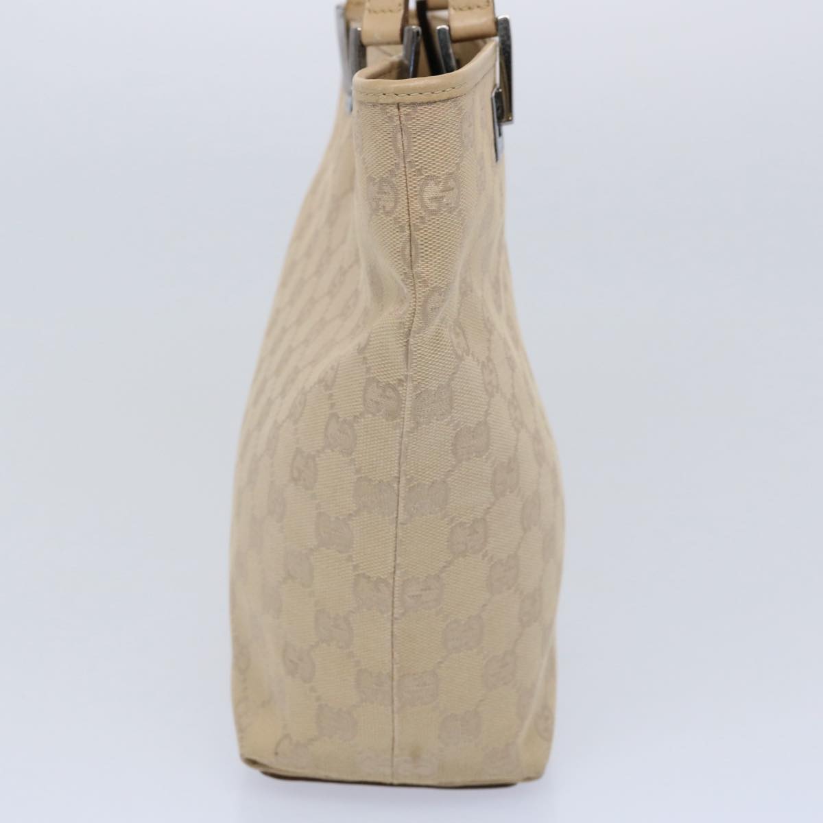 GUCCI GG Canvas Shoulder Bag Beige 31244 Auth 60061