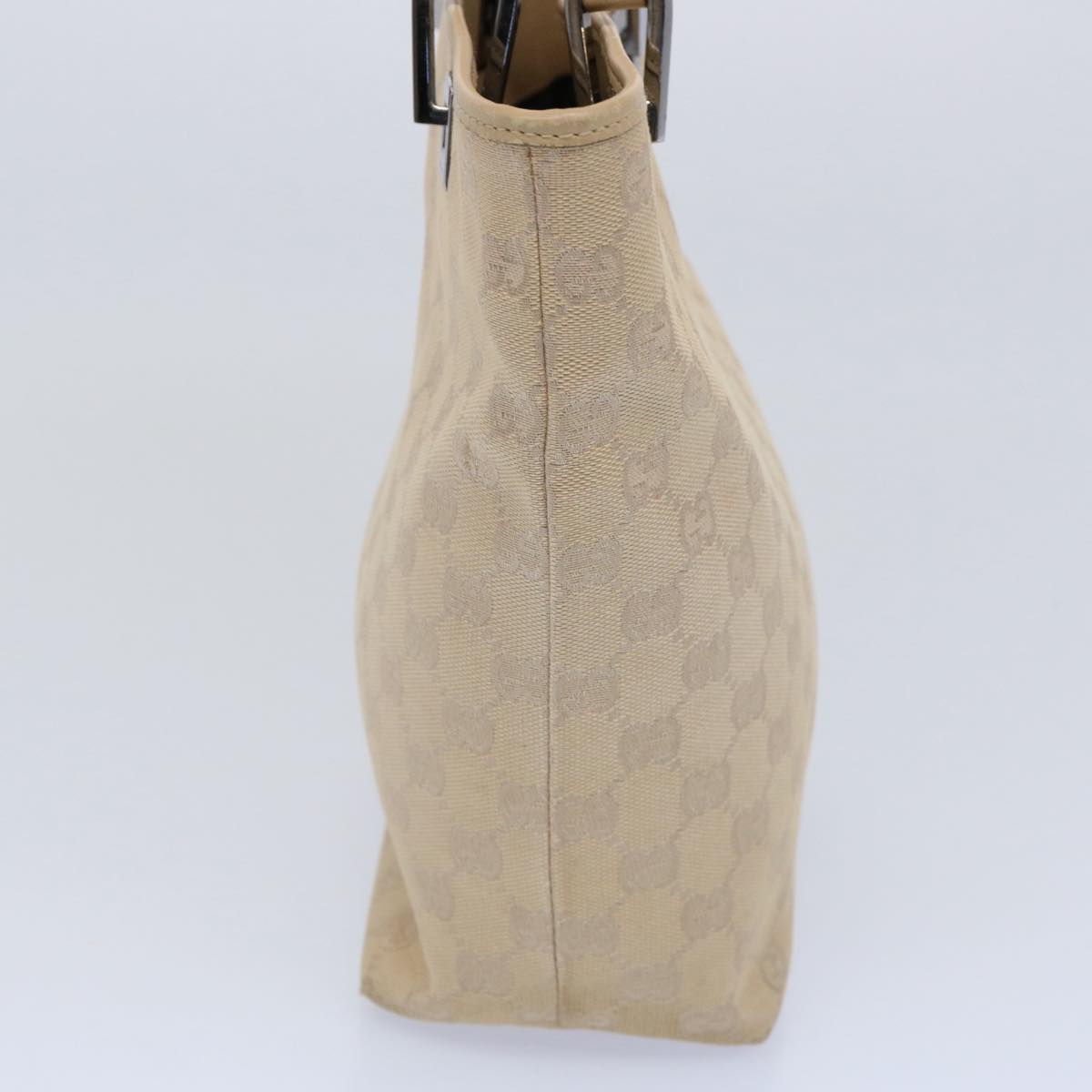 GUCCI GG Canvas Shoulder Bag Beige 31244 Auth 60061