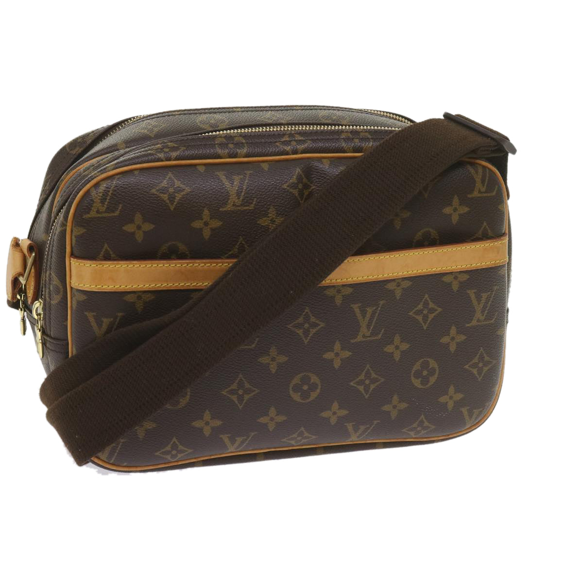 LOUIS VUITTON Monogram Reporter PM Shoulder Bag M45254 LV Auth 60069A