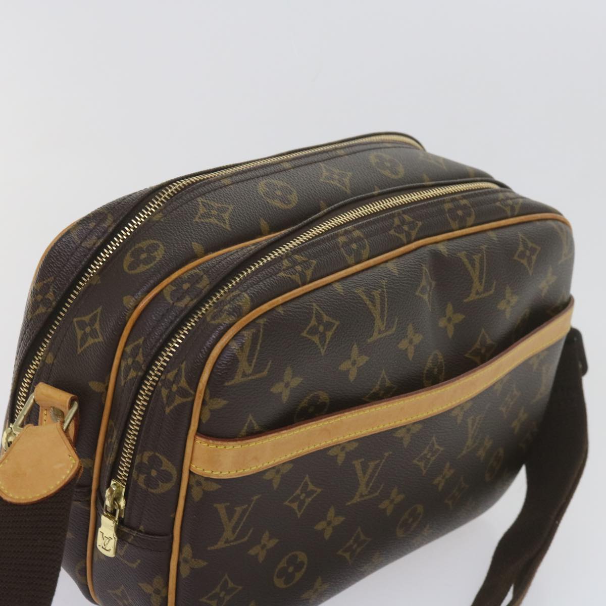 LOUIS VUITTON Monogram Reporter PM Shoulder Bag M45254 LV Auth 60069A