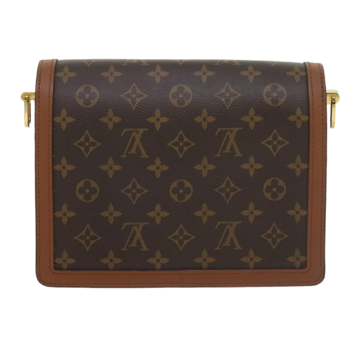 LOUIS VUITTON Monogram Reverse Dauphine MM Shoulder Bag M44391 LV Auth 60072A