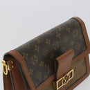 LOUIS VUITTON Monogram Reverse Dauphine MM Shoulder Bag M44391 LV Auth 60072A-6