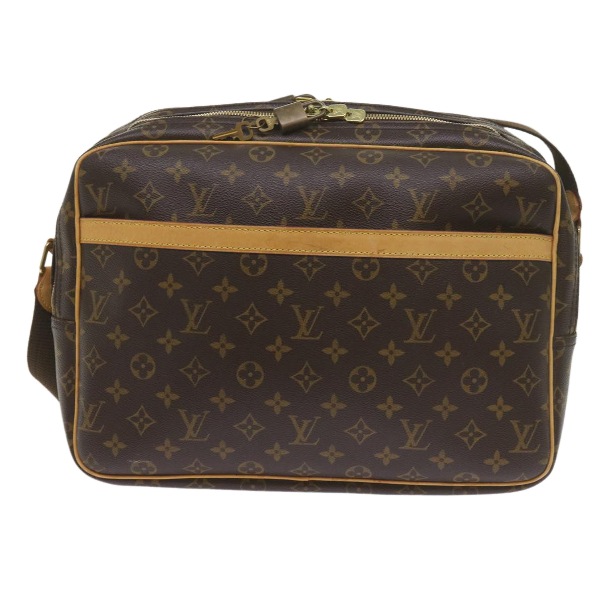 LOUIS VUITTON Monogram Reporter GM Shoulder Bag M45252 LV Auth 60088A