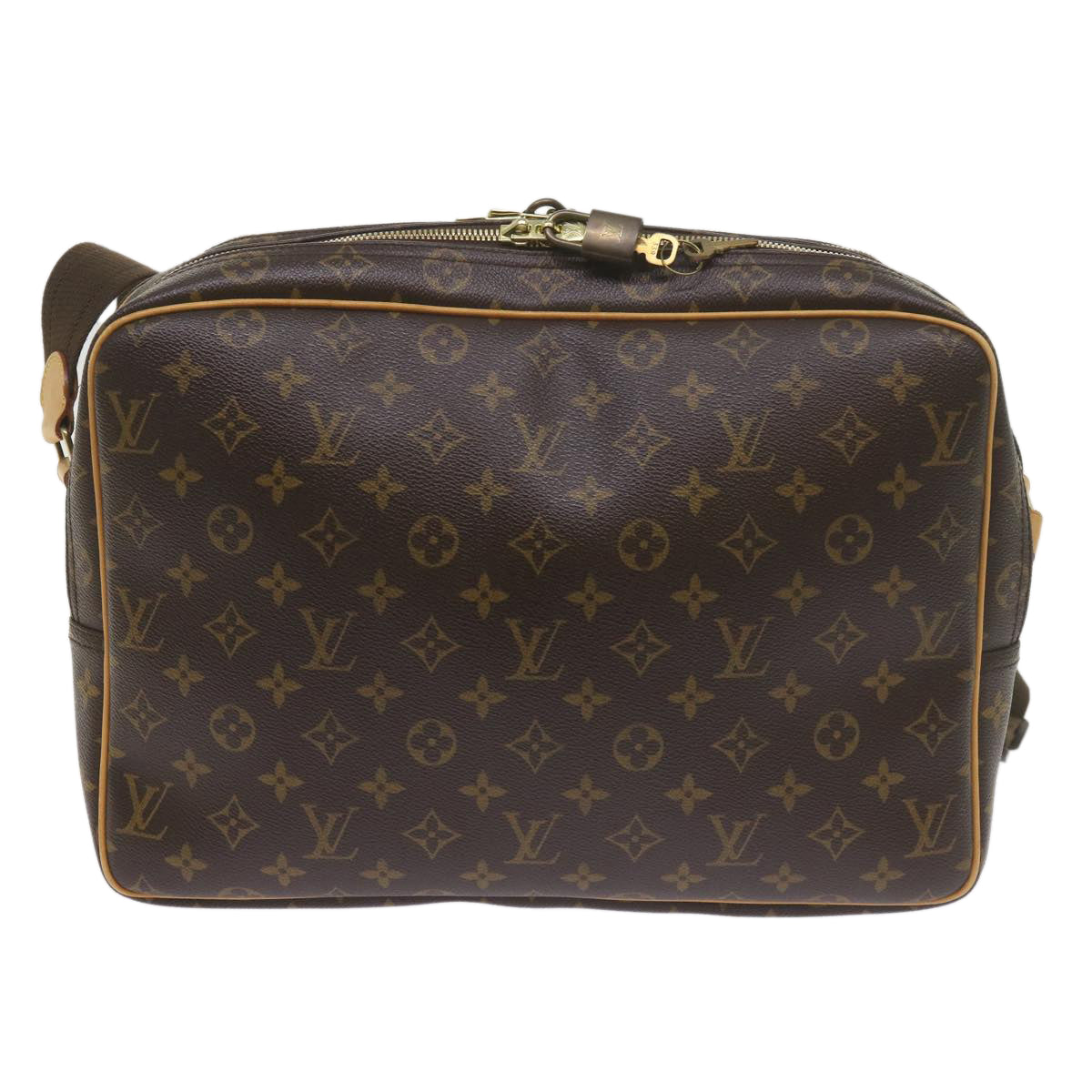 LOUIS VUITTON Monogram Reporter GM Shoulder Bag M45252 LV Auth 60088A