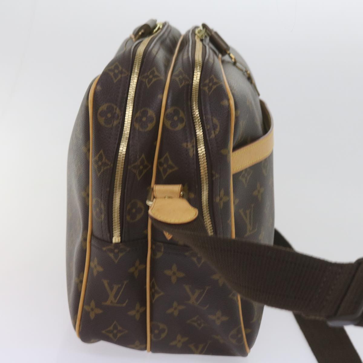 LOUIS VUITTON Monogram Reporter GM Shoulder Bag M45252 LV Auth 60088A