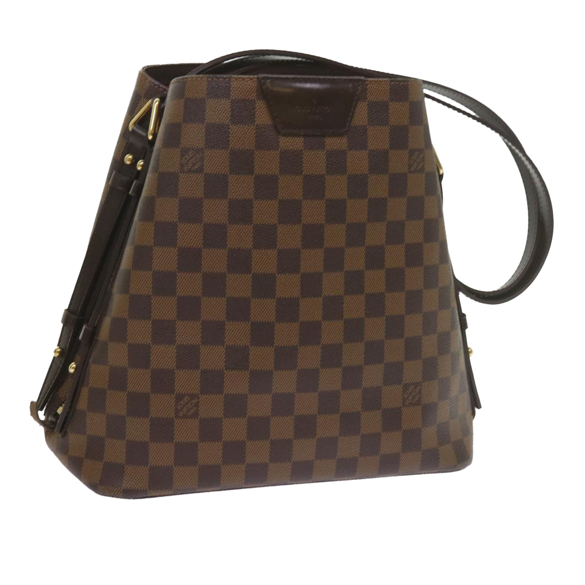 LOUIS VUITTON Damier Ebene Cabas Rivington Shoulder Bag N41108 LV Auth 60089A