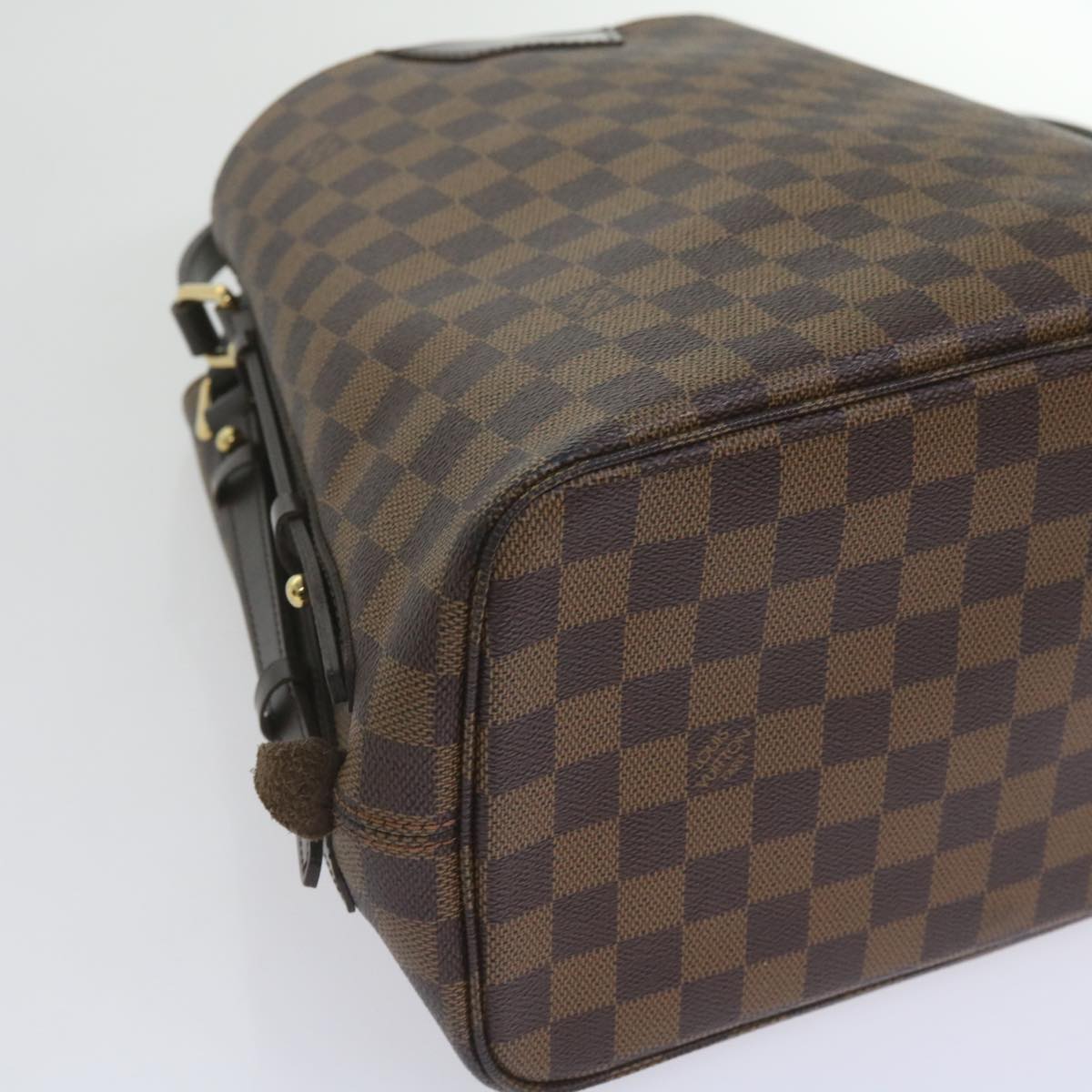 LOUIS VUITTON Damier Ebene Cabas Rivington Shoulder Bag N41108 LV Auth 60089A