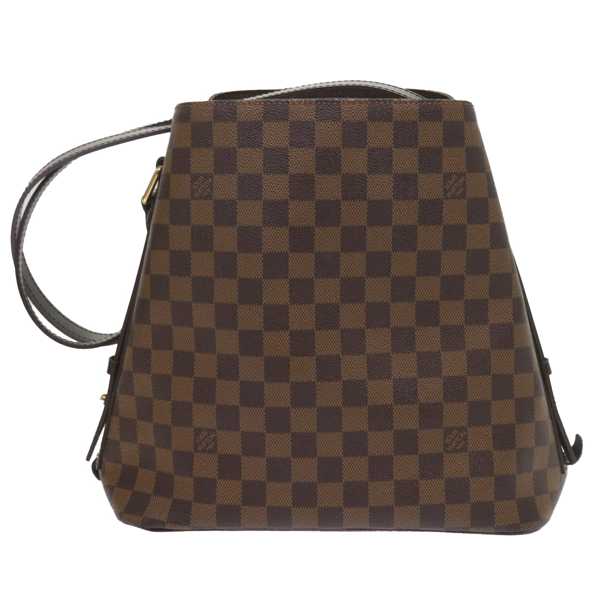 LOUIS VUITTON Damier Ebene Cabas Rivington Shoulder Bag N41108 LV Auth 60089A