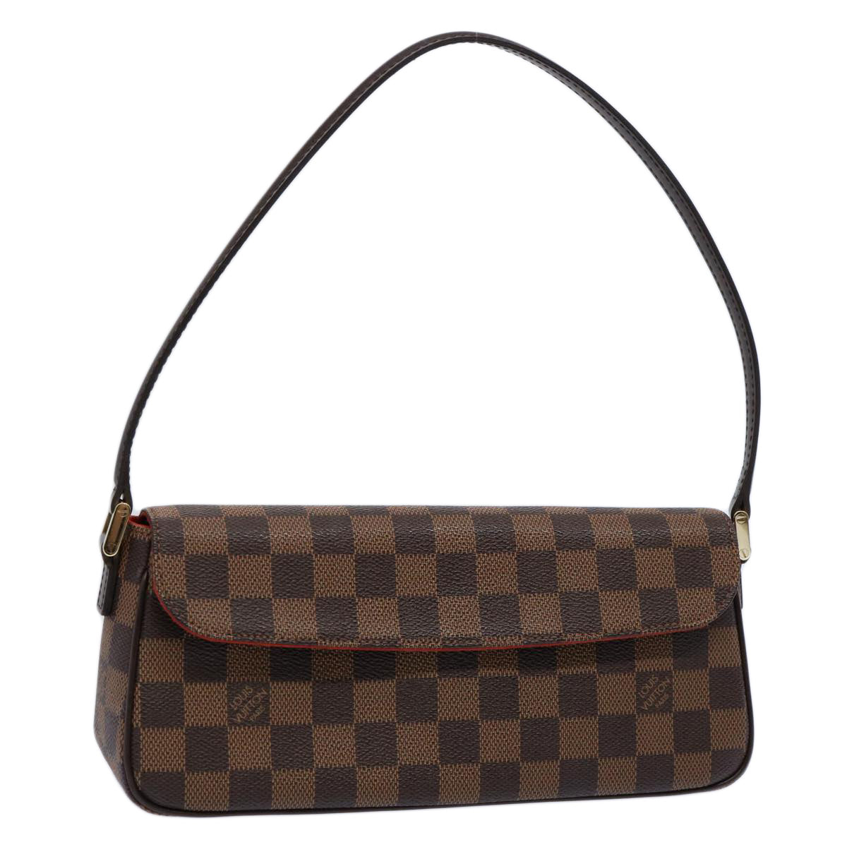 LOUIS VUITTON Damier Ebene Recoleta Shoulder Bag N51299 LV Auth 60093S