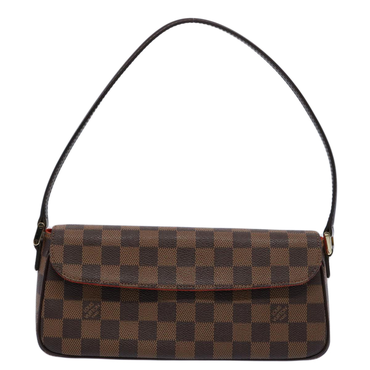 LOUIS VUITTON Damier Ebene Recoleta Shoulder Bag N51299 LV Auth 60093S