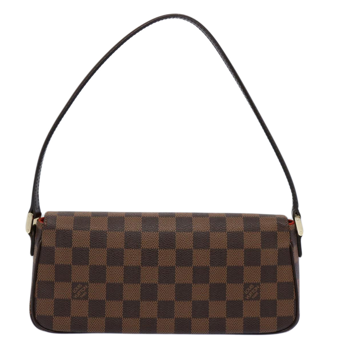 LOUIS VUITTON Damier Ebene Recoleta Shoulder Bag N51299 LV Auth 60093S