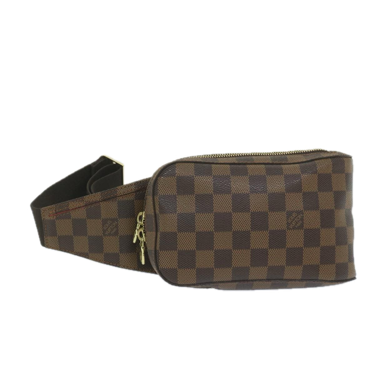 LOUIS VUITTON Damier Ebene Geronimos Shoulder Bag N51994 LV Auth 60117