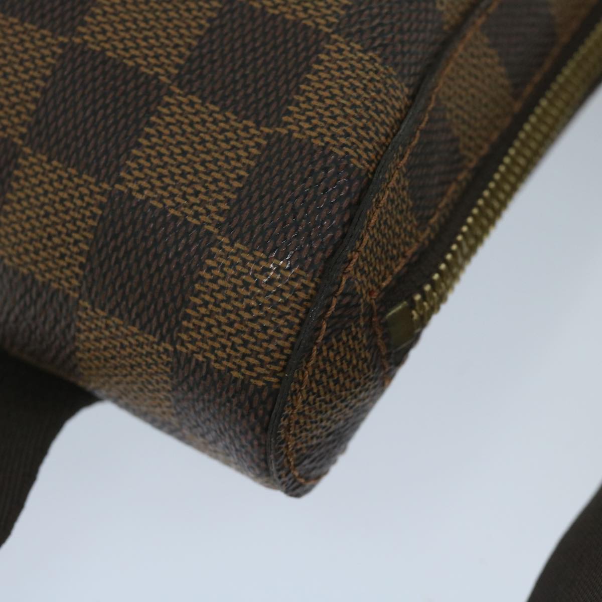 LOUIS VUITTON Damier Ebene Geronimos Shoulder Bag N51994 LV Auth 60117