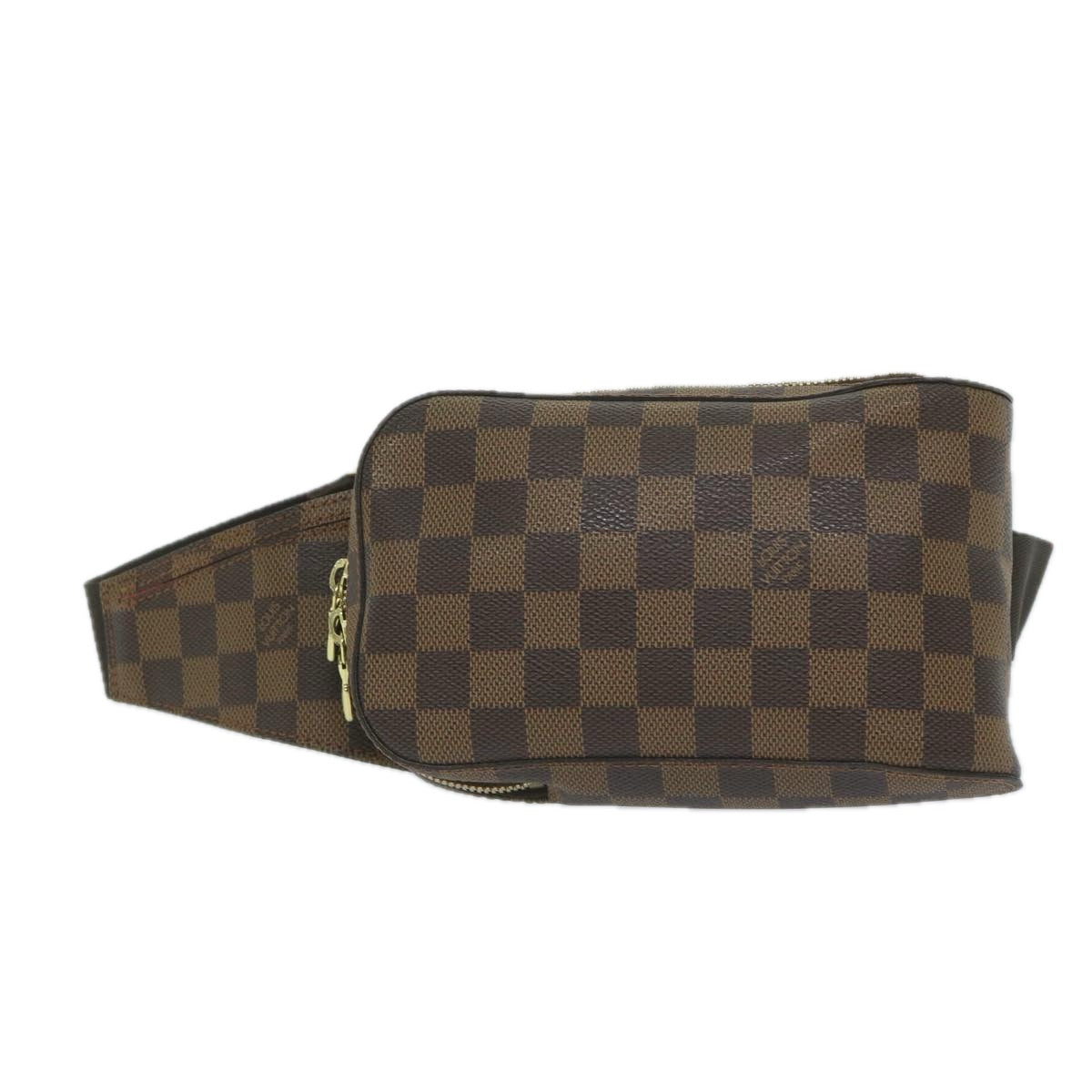 LOUIS VUITTON Damier Ebene Geronimos Shoulder Bag N51994 LV Auth 60117