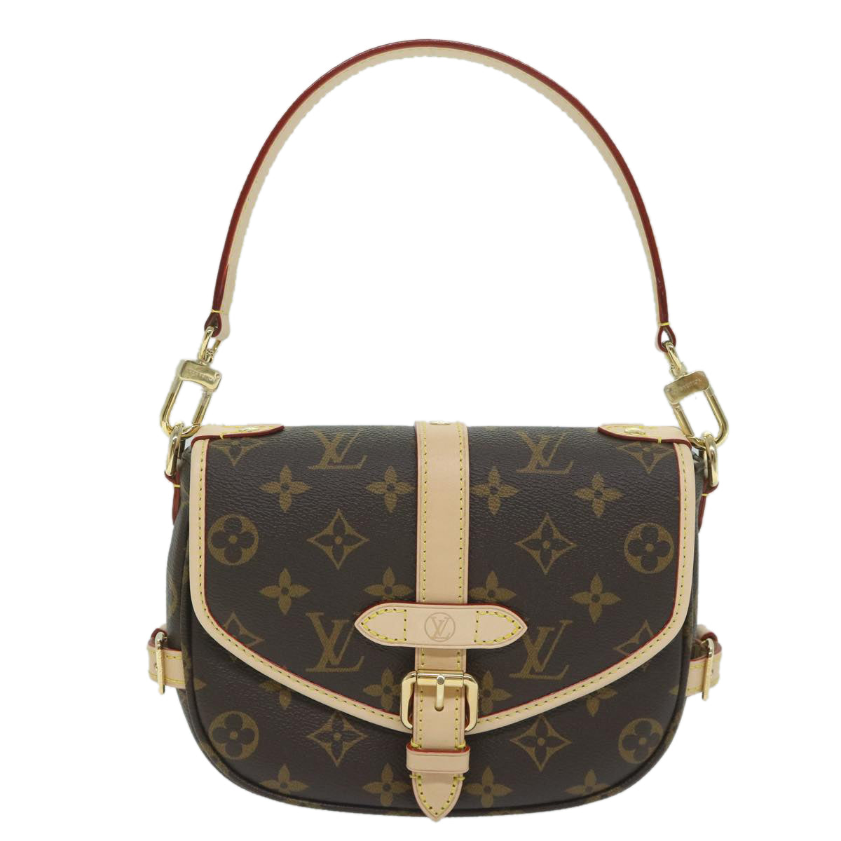 LOUIS VUITTON Monogram Saumur BB Shoulder Bag M46740 LV Auth 60129S