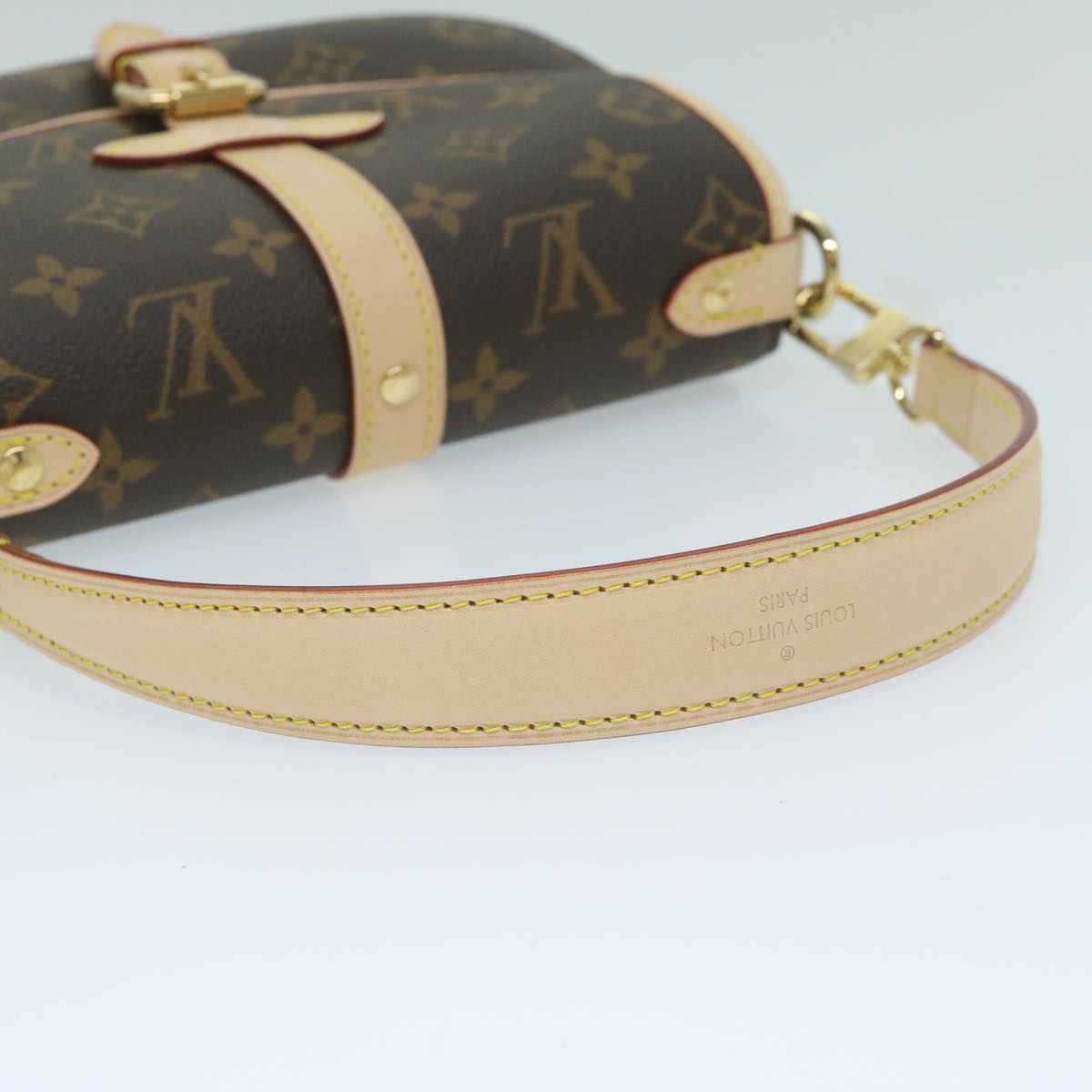 LOUIS VUITTON Monogram Saumur BB Shoulder Bag M46740 LV Auth 60129S