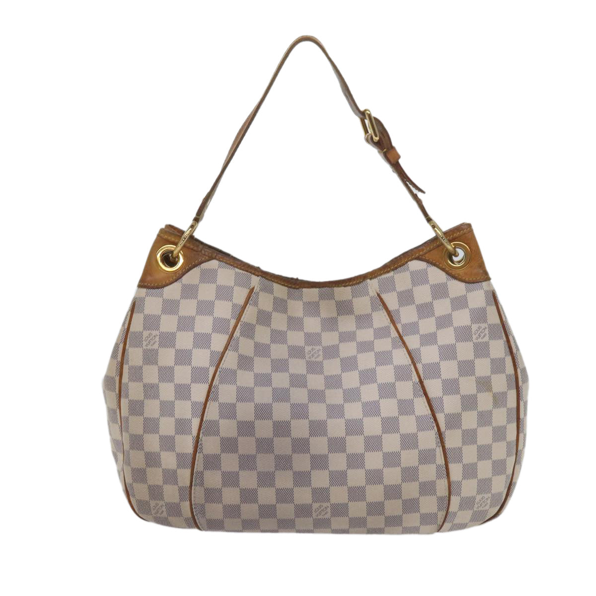 LOUIS VUITTON Damier Azur Galliera PM Shoulder Bag N55215 LV Auth 60160