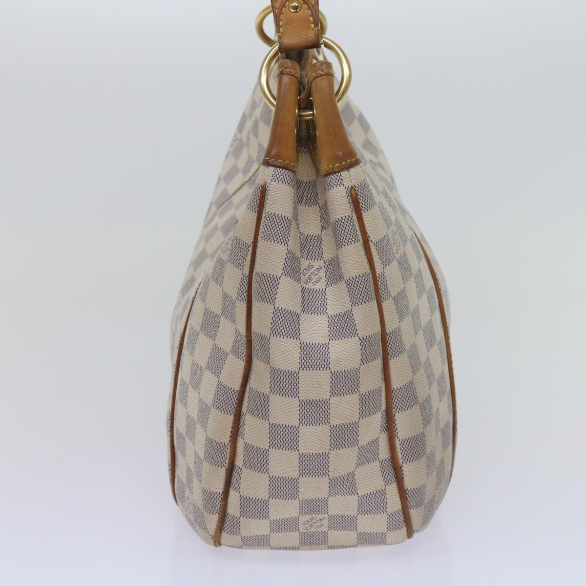 LOUIS VUITTON Damier Azur Galliera PM Shoulder Bag N55215 LV Auth 60160