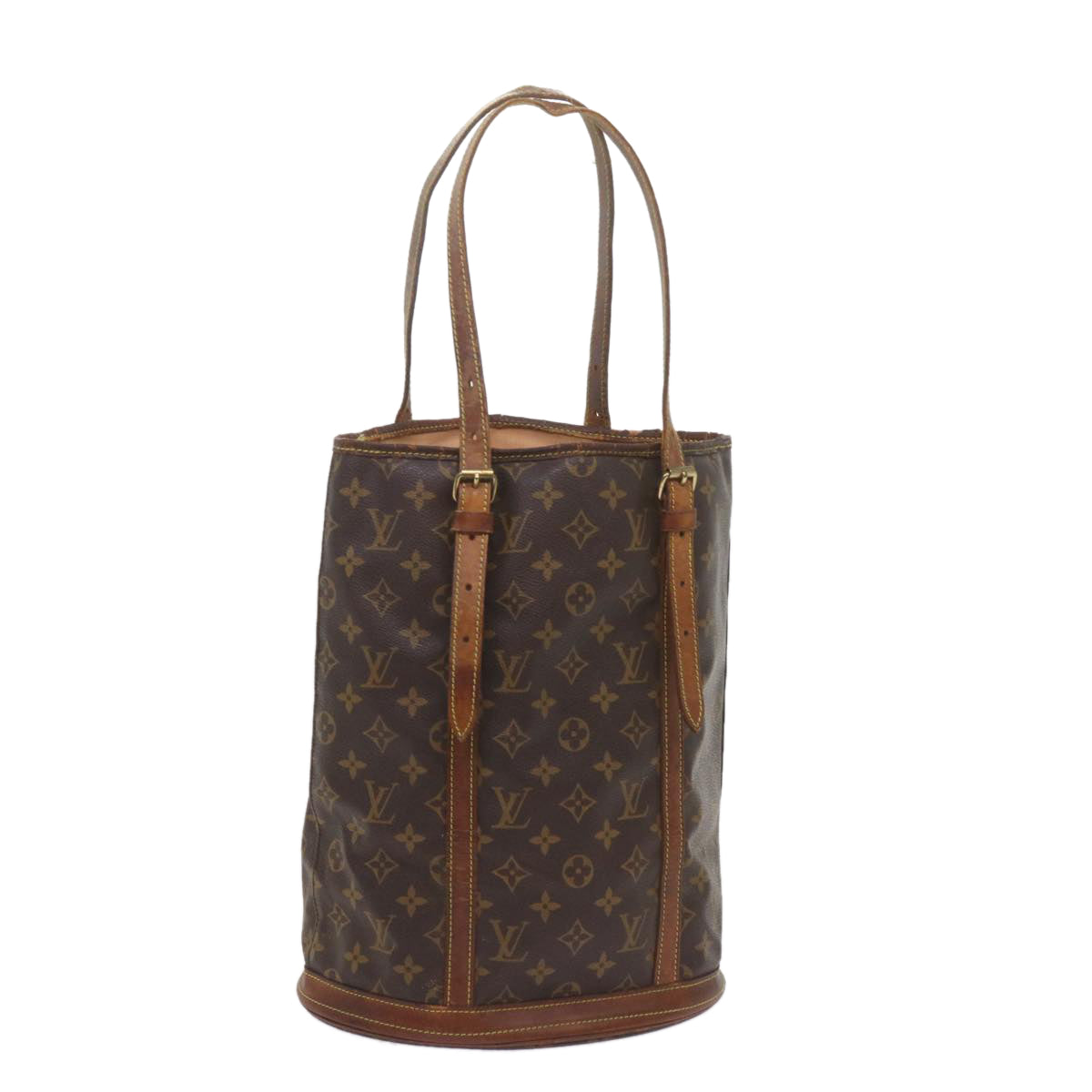 LOUIS VUITTON Monogram Bucket GM Shoulder Bag M42236 LV Auth 60180