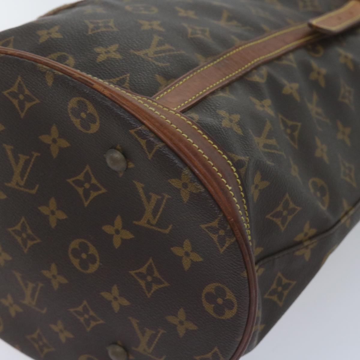 LOUIS VUITTON Monogram Bucket GM Shoulder Bag M42236 LV Auth 60180