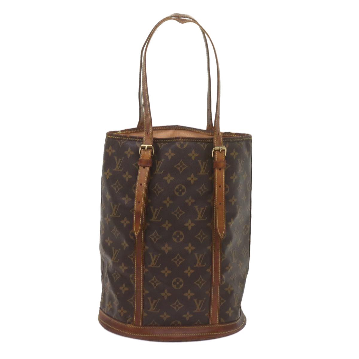 LOUIS VUITTON Monogram Bucket GM Shoulder Bag M42236 LV Auth 60180