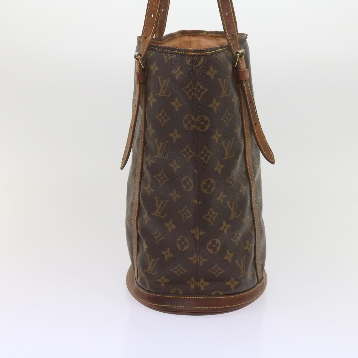 LOUIS VUITTON Monogram Bucket GM Shoulder Bag M42236 LV Auth 60180