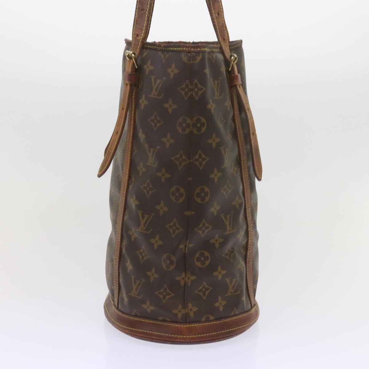 LOUIS VUITTON Monogram Bucket GM Shoulder Bag M42236 LV Auth 60180