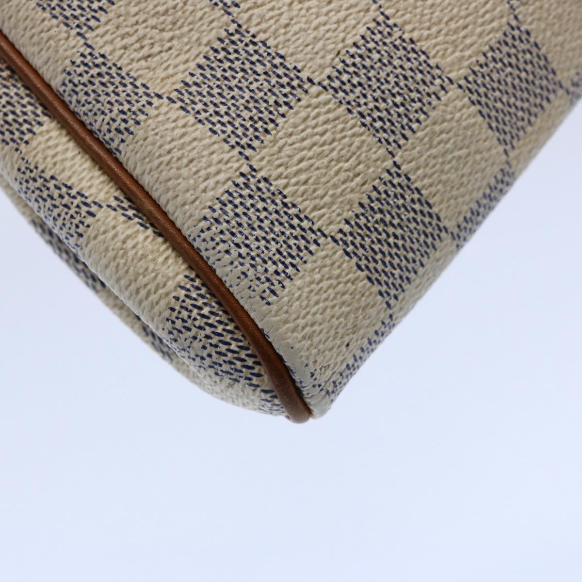 LOUIS VUITTON Damier Azur Eva Shoulder Bag 2way N55214 LV Auth 60203