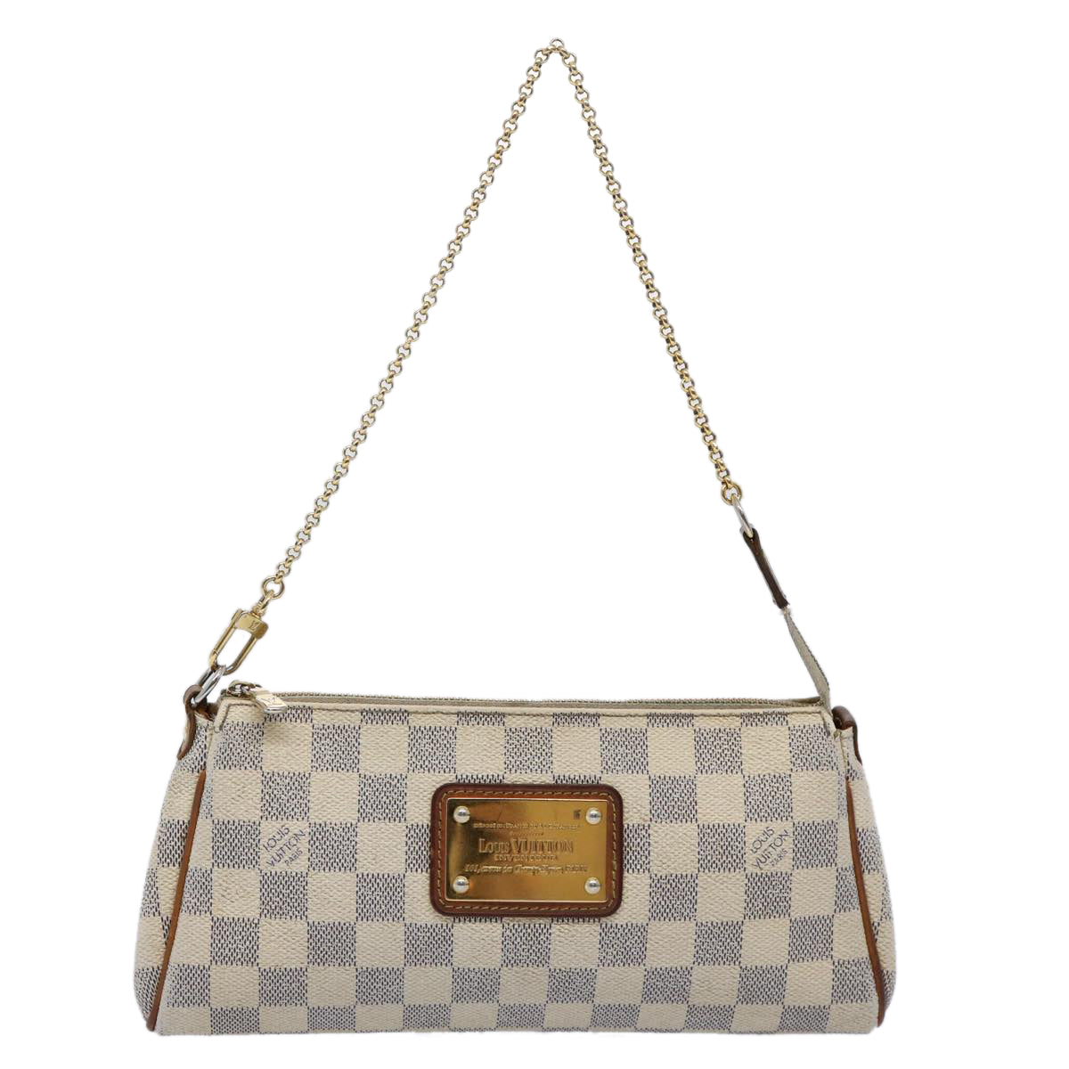 LOUIS VUITTON Damier Azur Eva Shoulder Bag 2way N55214 LV Auth 60203