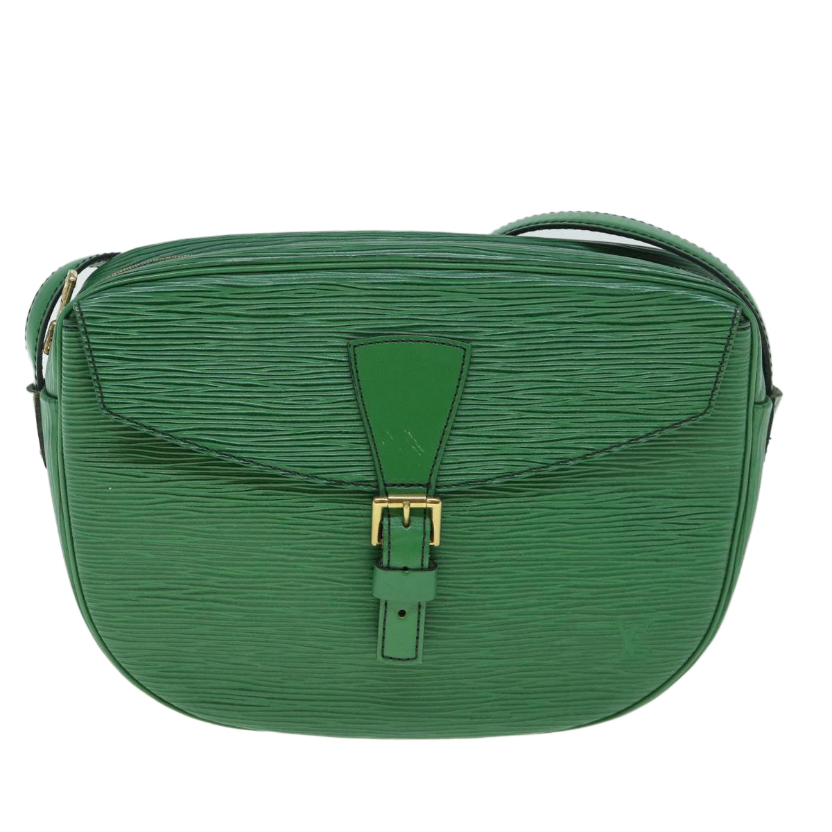 LOUIS VUITTON Epi Jeune Fille MM Shoulder Bag Green M52154 LV Auth 60221