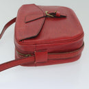 LOUIS VUITTON Epi Jeune Fille Shoulder Bag Red M52157 LV Auth 60225-4